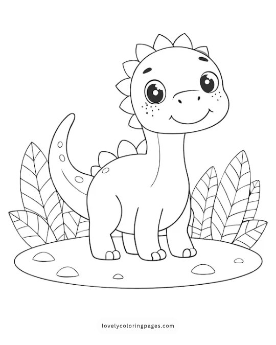 Dinosaurs Coloring Pages for Toddlers [2025]