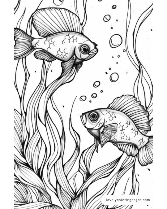 Fish Coloring Pages For Adults 2