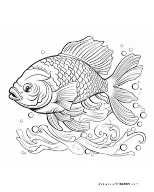 Fish Coloring Pages For Adults 3