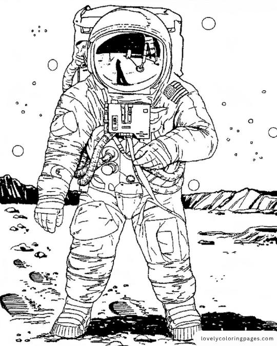 Space Coloring Pages For Adults 2