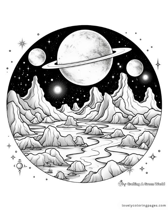 Space Coloring Pages for Adults [2025]