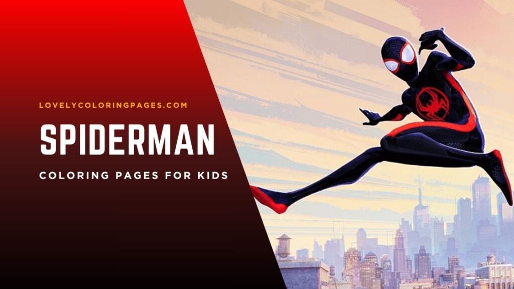 Spiderman coloring pages for kids