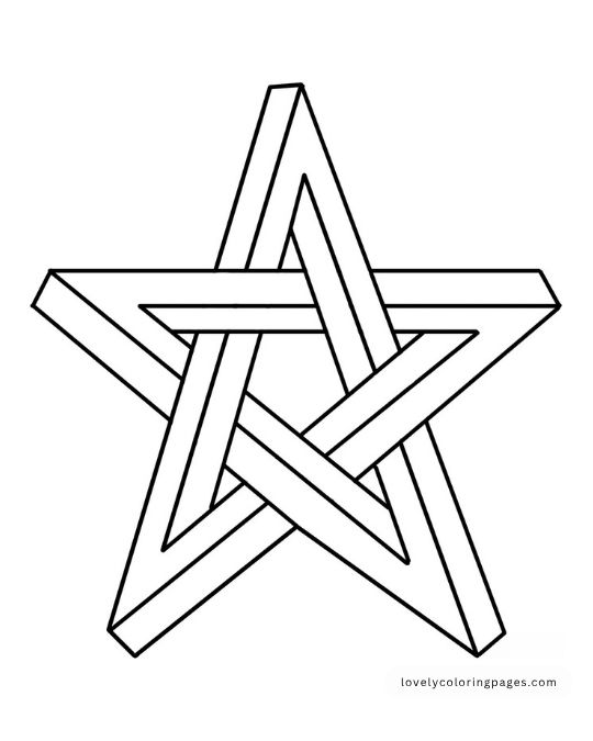Stars Coloring Pages For Adults 3