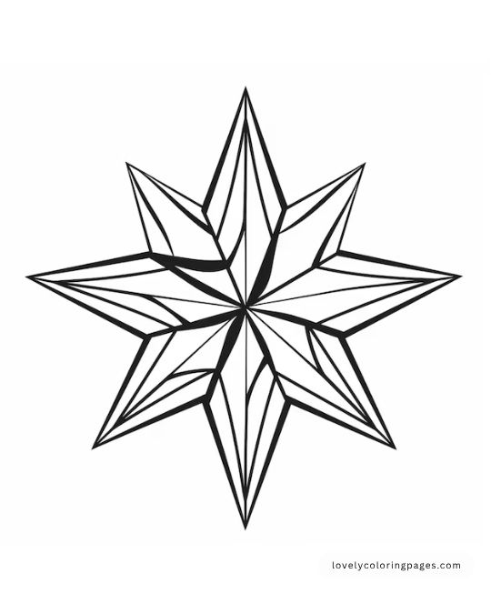 Stars Coloring Pages For Adults