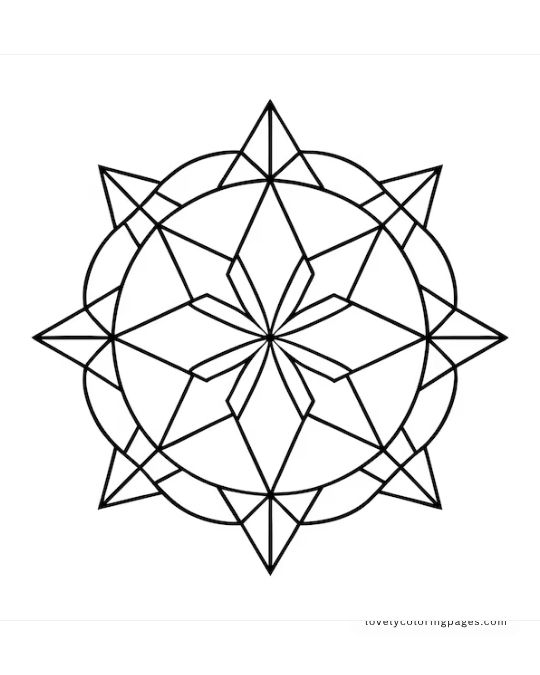 Stars Coloring Pages For Adults