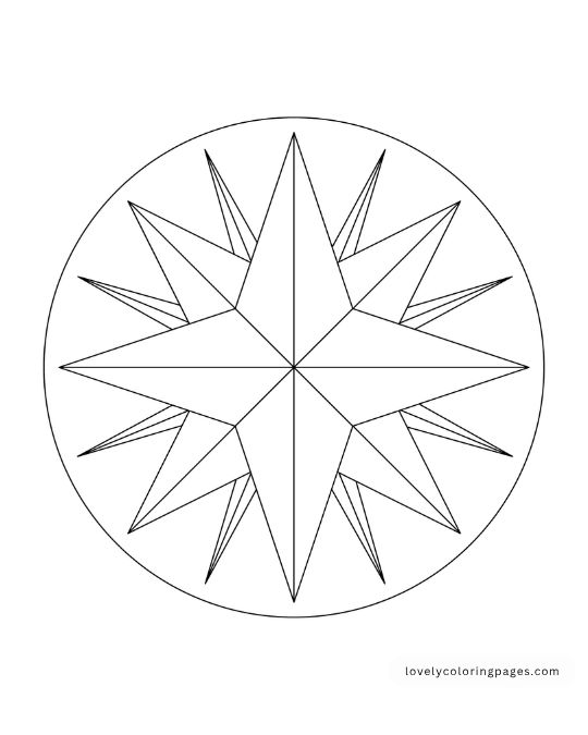 Stars Coloring Pages for Adults [2025]