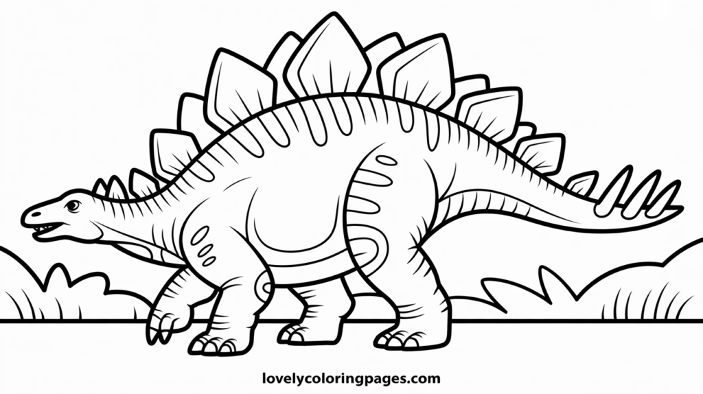 Stegosaurus dinosaur