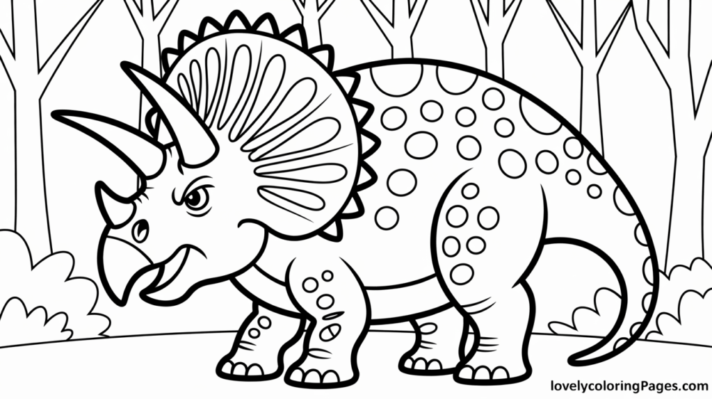 Triceratops dinosaur
