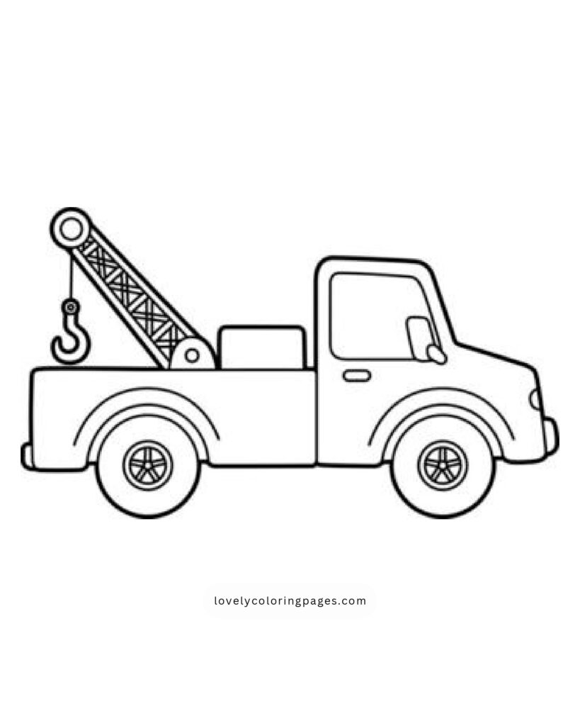 Truck Coloring Pages for Toddlers [2025]
