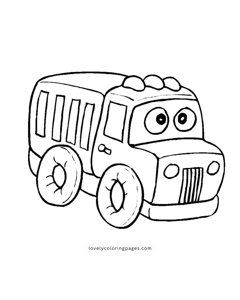 Truck Coloring Pages for Toddlers [2025]